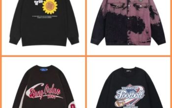 Cartoon Letter Graphic Sweater