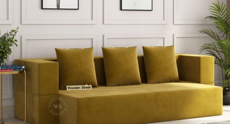 Designer Sofa Cum Bed – Double Bed Comfort, Sofa Sty...